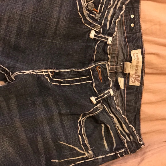 Laguna Beach Jeans with thick white stitching - Picture 4 of 5